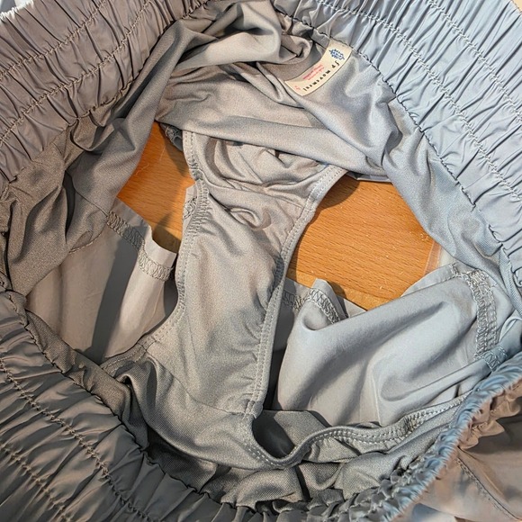 Free People Movement Get your Flirt On Shorts High Rise Pleated Pocket Grey Sm - Picture 9 of 14